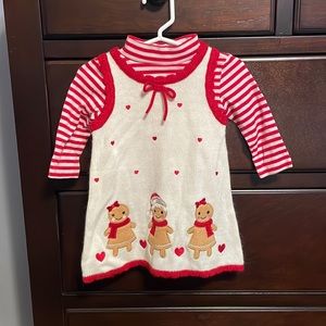 Girls 2 piece Christmas set